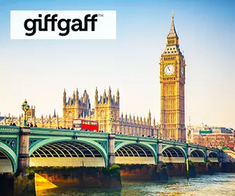 英國電話卡 - Giffgaff 英國28天6GB流量數據及電話卡