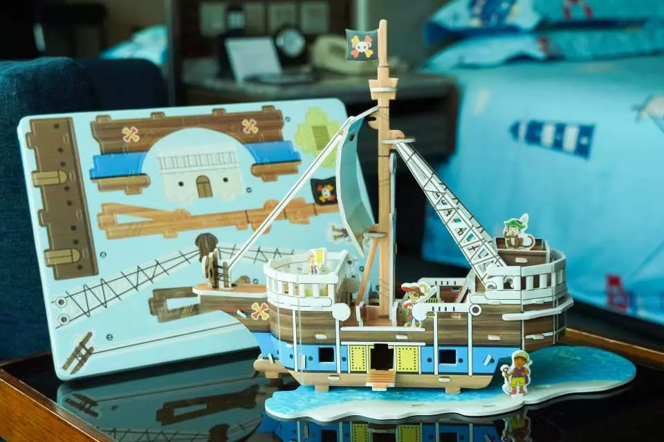 「海洋探險」主題客房：入住贈送迎賓玩具